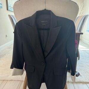 BCBGMaxAzria Black Tailored Blazer Jacket